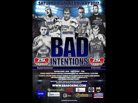 EBA BOXING LIVE - BAD INTENTIONS