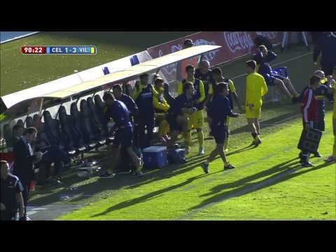 Goal of Mario (1-3) Celta de Vigo - Villarreal CF - HD