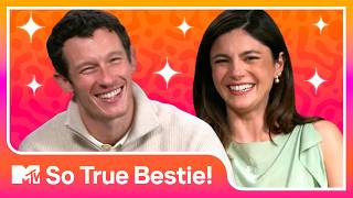 Monica Barbaro Shows Callum Turner Her Iconic Party Trick | So True Bestie | MTV Movies