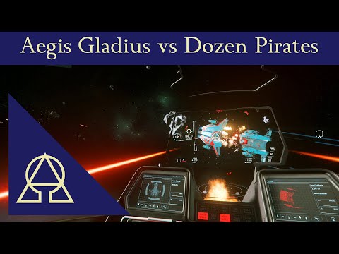 Star Citizen 3.9.1 Gameplay - Impromptu Space Battle Featuring a Dozen Ships (Miles Eckhart Mssion)