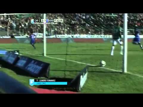 Nueva Chicago 0 - Godoy Cruz 2. Primera División 2015. Fecha 4.