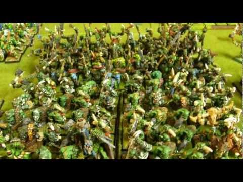 Warhammer savage orc army