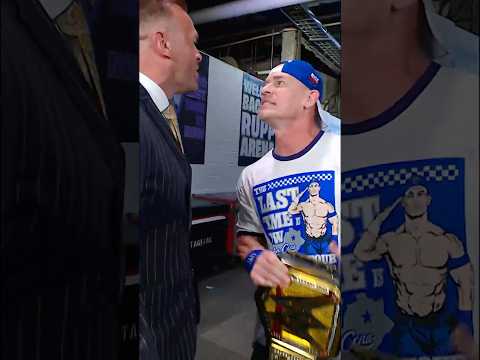 You know things are serious when John Cena turns that hat backwards 😳