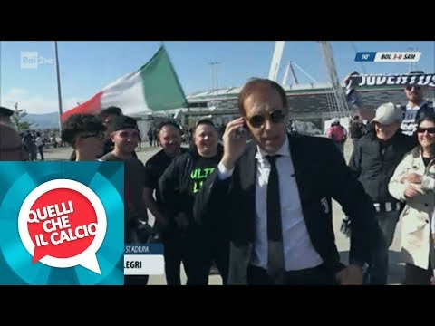 Allegri (Pantani) in collegamento dall'Allianz Stadium - Quelli che il calcio 20/04/2019