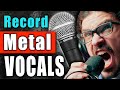How To RECORD EDIT Screaming METAL VOCALS Like A PRO