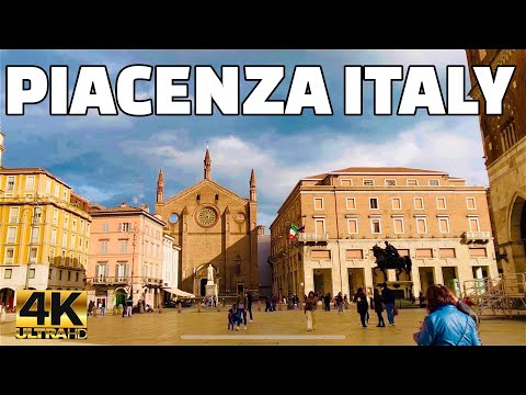 PIACENZA, ITALY WALKING TOUR 4K 60FPS