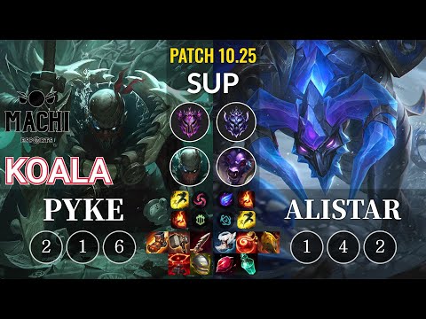 MCX Koala Pyke vs Alistar Sup - KR Patch 10.25
