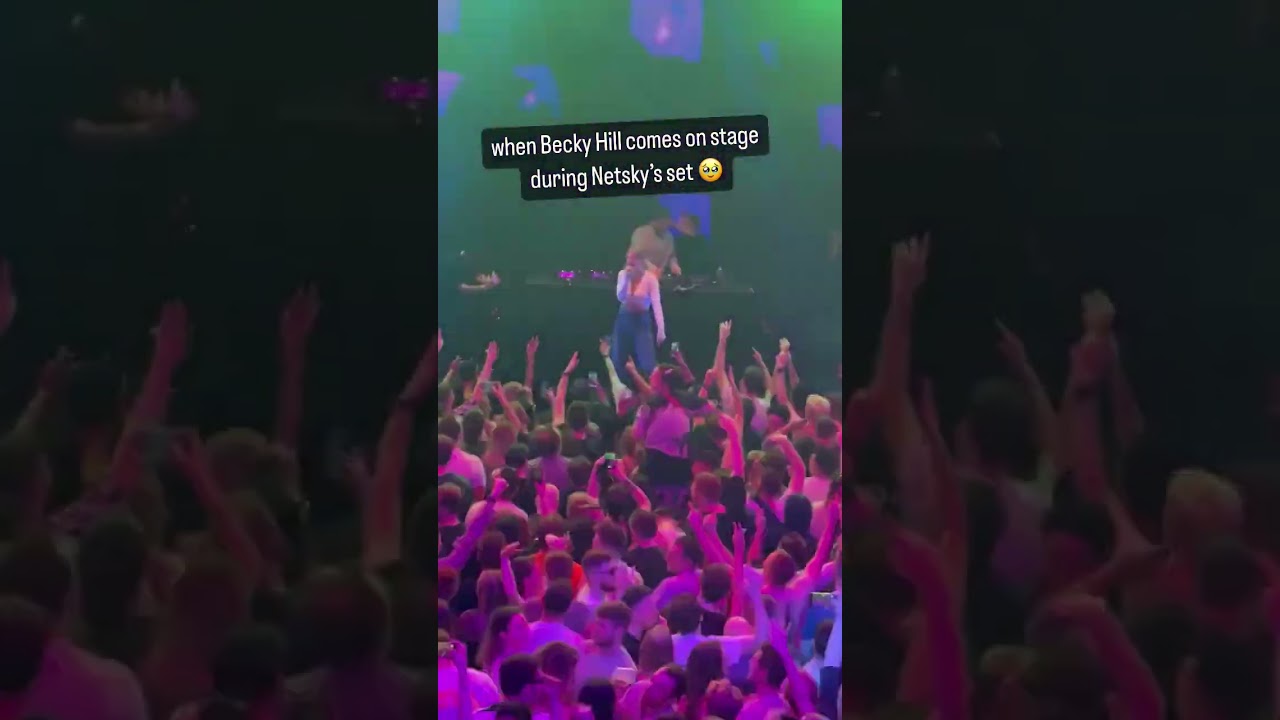 Becky Hill & Netsky at UKF London 💚 That was special! 🥹 #dnb #drumandbass