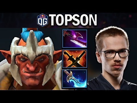OG.TOPSON GOES MIDLANE WITH TROLL WARLORD - DOTA 2 7.23F GAMEPLAY