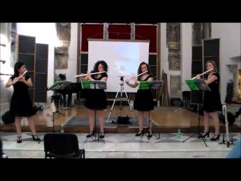 Virtuoso Flute Quartet - O' sole mio