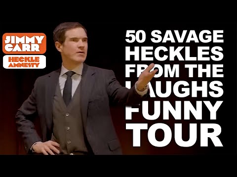 50 Savage Heckles from Jimmy Carr’s Laughs Funny Tour!