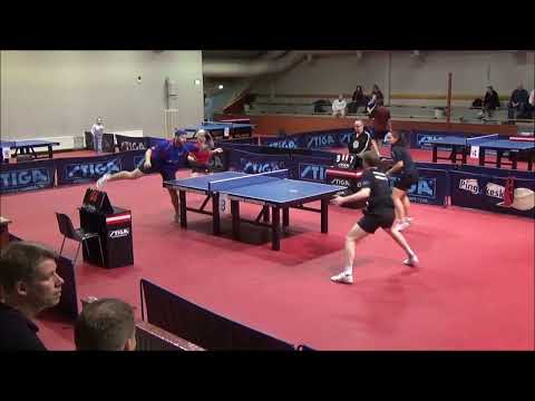 RÄSÄNEN A/GIRLEA M vs TENNILÄ O/OKSANEN J|Mixed doubles semifinal|Finnish championships 25-26.3.2023