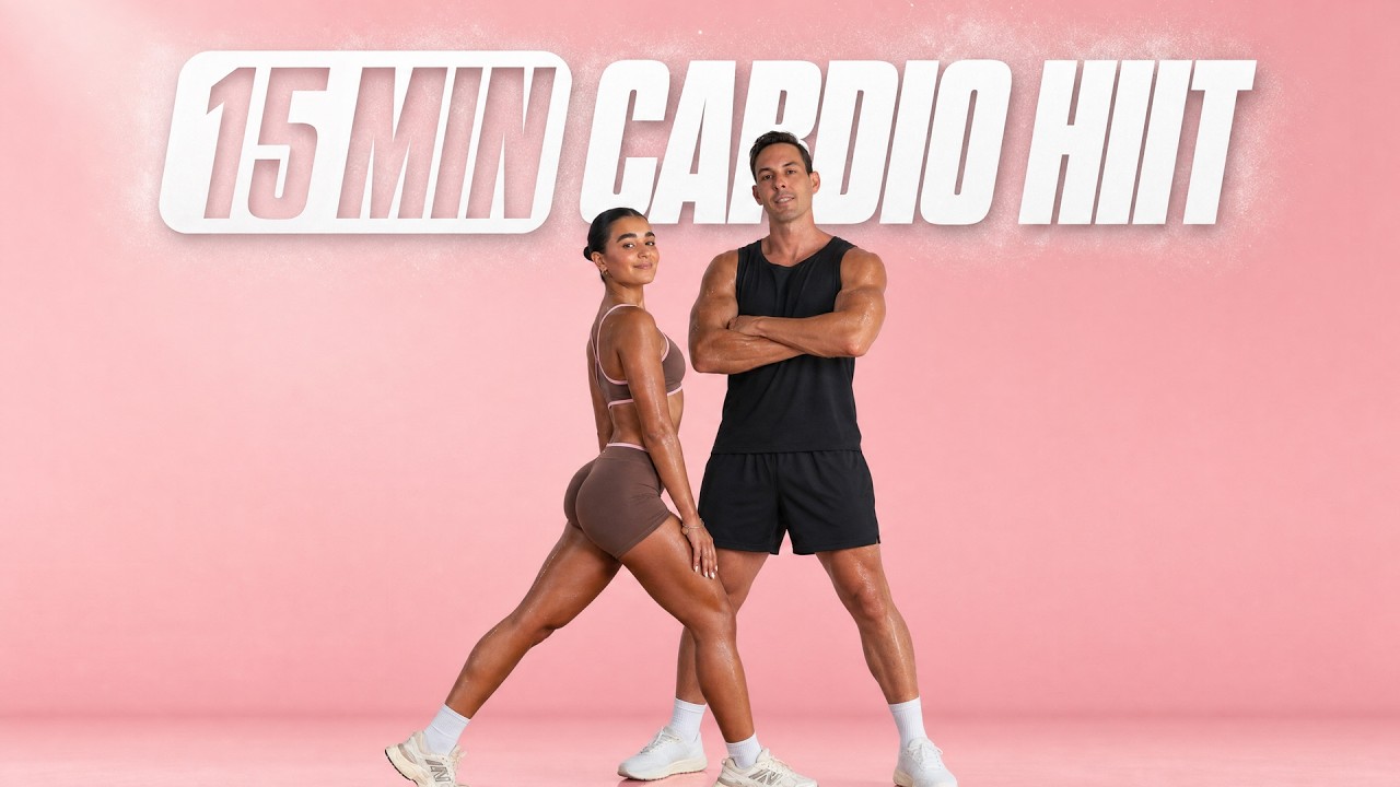 15 Min Standing Cardio HIIT | Intense Fat Burn (No Repeat, No Equipment)