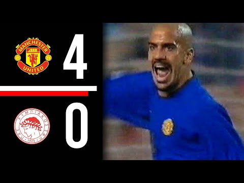 Manchester United v Olympiacos | Juan Veron on the Scoresheet | Highlights | UCL | 2002/2003