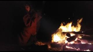 Somewhere alone in a deep forest with ocarina at night