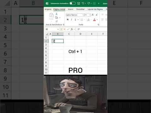 Comando Subscrito no Excel!