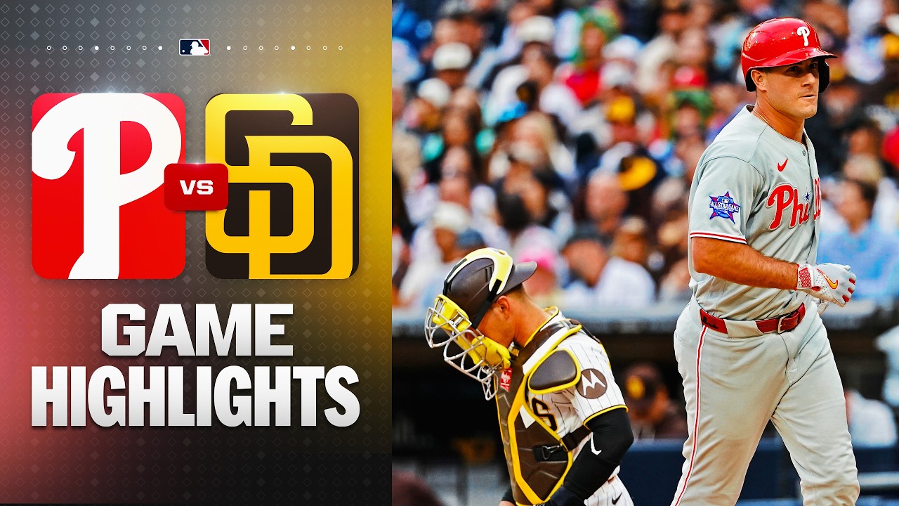 Phillies vs. Padres Game Highlights (5/26/26) | MLB Highlights