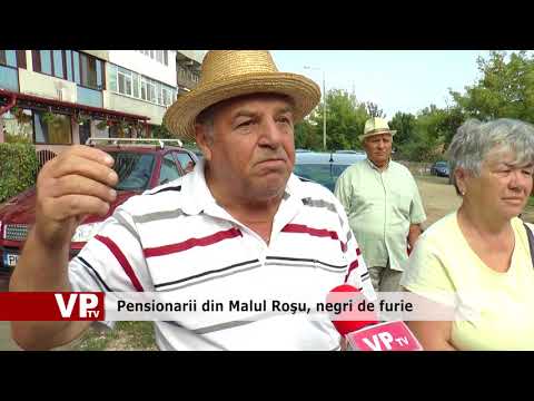 Pensionarii din Malu Roșu, negri de supărare