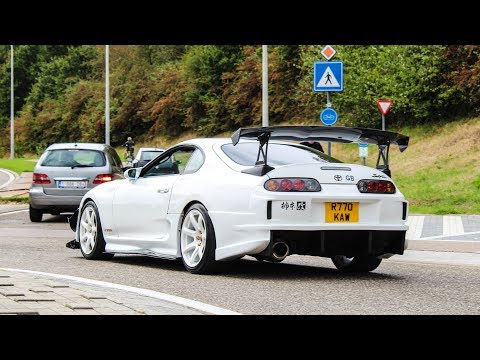 Modified cars leaving Car show | Rollhard 2018