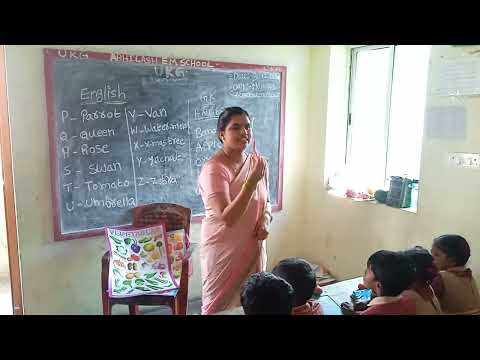 Teacher and Kids Class room Activity