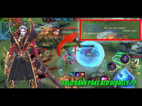 SOLO RANK PAKE ALUCARD DIBULLY ??!! | Gameplay Alucard - Mobile Legends