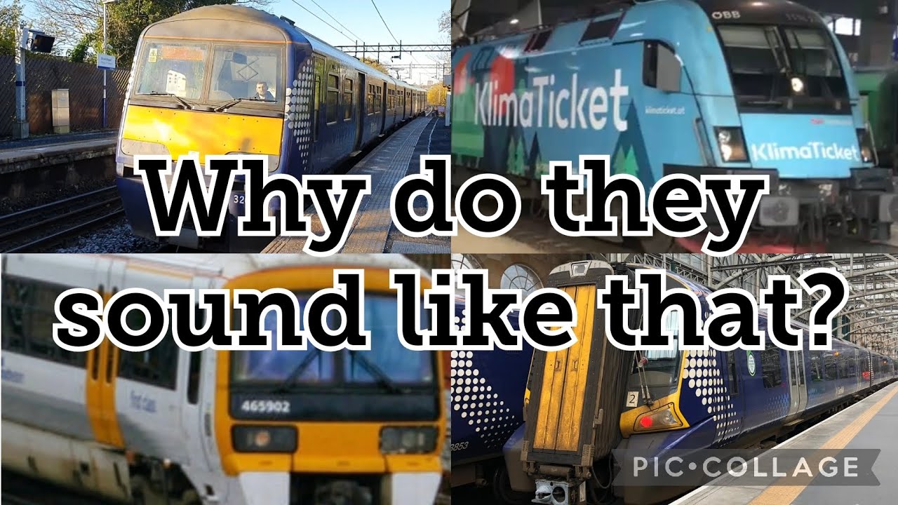 How electric trains work and why they make interesting sounds