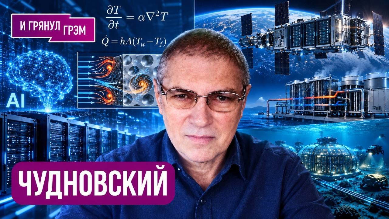 ЧУДНОВСКИЙ: «Физику не обманешь». Гонка ИИ уперлась в перегрев: серверы в кос