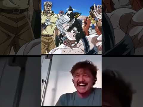 Stardust crusaders then vs now - Pedro Pascal crying
