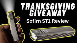 Giving Away This 1500 Lumen Flashlight! Sofirn ST1 Review (Thanksgiving Special)