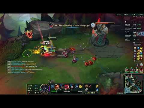 Aatrox full combo vs full health cait