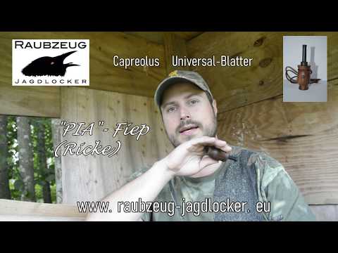 Richtig Blatten: Pia-Laut mit dem RAUBZEUG CAPREOLUS Reh Blatter