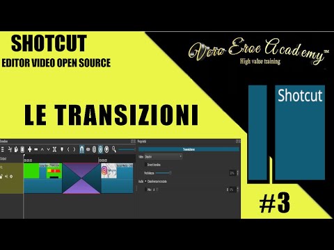 SHOTCUT TUTORIAL ITALIAN - LESSON 3 - TRANSITIONS