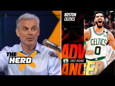 THE HERD | "Celtics are East title contenders" - Colin reacts to Tatum game 5 win over Heat 118-84