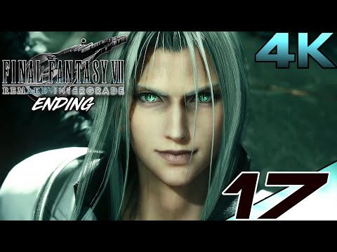 FINAL FANTASY VII REMAKE Gameplay Walkthrough Part 17 - Sephiroth Final Boss & Ending (4K 60FPS)