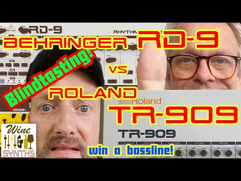 Analog Blindtasting! BEHRINGER RD-9 vs ROLAND TR-909!