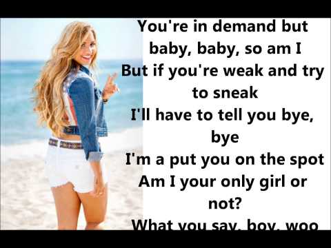 You're My Only Shorty - Demi Lovato Ft Iyaz - Official Lyric Video