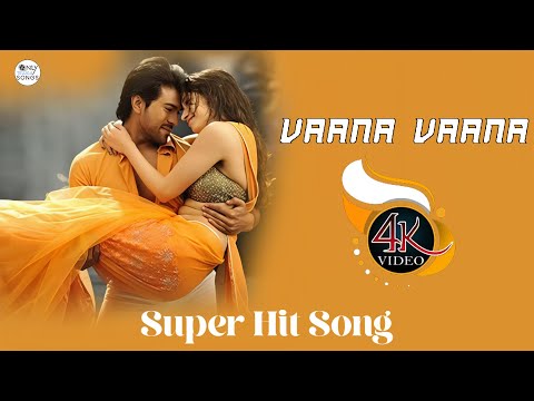 4K -Vaana Vaana Velluvaye Superhit Rain Video Song | Ram Charan And Tamannaah Racha Movie Song