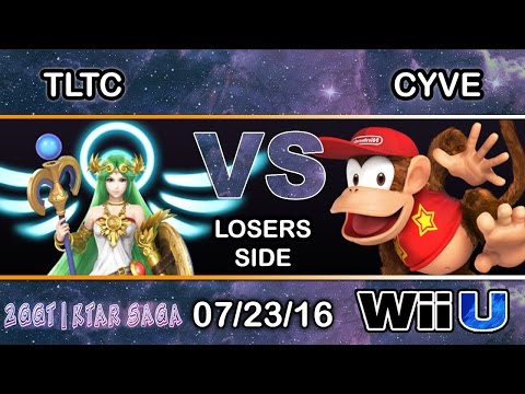 2GGT: KTAR Saga - SCB | TLTC (Palutena) Vs. pM | cyve (Diddy Kong) Losers Side - Smash Wii U