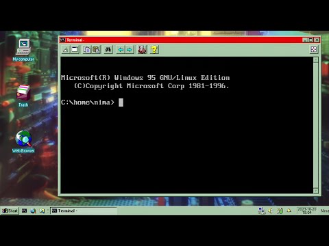 Turning GNU/Linux into Windows 95! Chicago95 is SO COOL!
