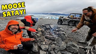 Hunting Grouse & Cooking Moose Heart at Alaska’s Knik Glacier