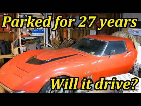 REVIVAL 1969 Corvette: Parked for 27 years - pt.1
