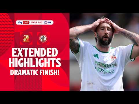 FC Swindon Town 2-2 FC Accrington Stanley