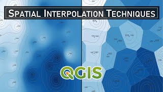 Spatial Interpolation Techniques in QGIS