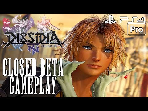 Dissidia Final Fantasy NT - Gameplay Closed Beta Walkthrough (PS4 PRO)