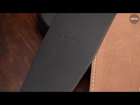 Richter Raw III leather guitar strap