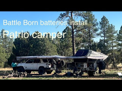 Battle Born Batteries DIY install into Patriot Camper X1H