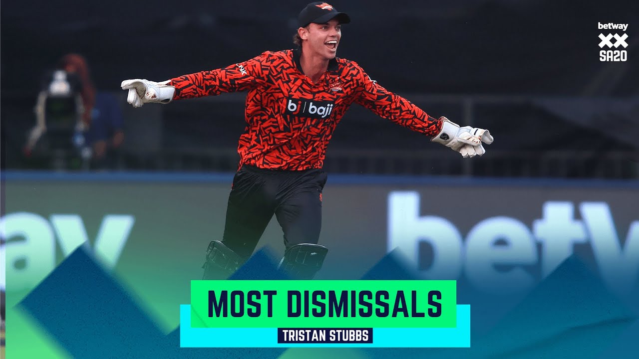 Betway SA20 Season 2 Relived | Tristan Stubbs claims the most dismissals