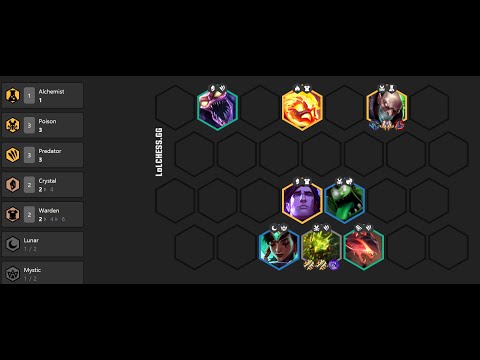 TFT Predator Poison Guide Patch 10.1B  [Tinyninja - Diamond 2]