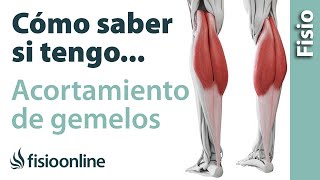Cómo saber si tienes un ACORTAMIENTO de los músculos GEMELOS