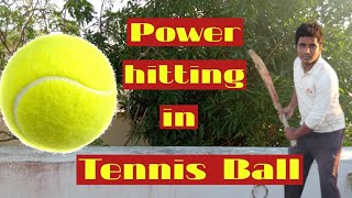 Power hitting in tennis ball cricket | tennis ball batting | batting tips in tamil | cricket tips